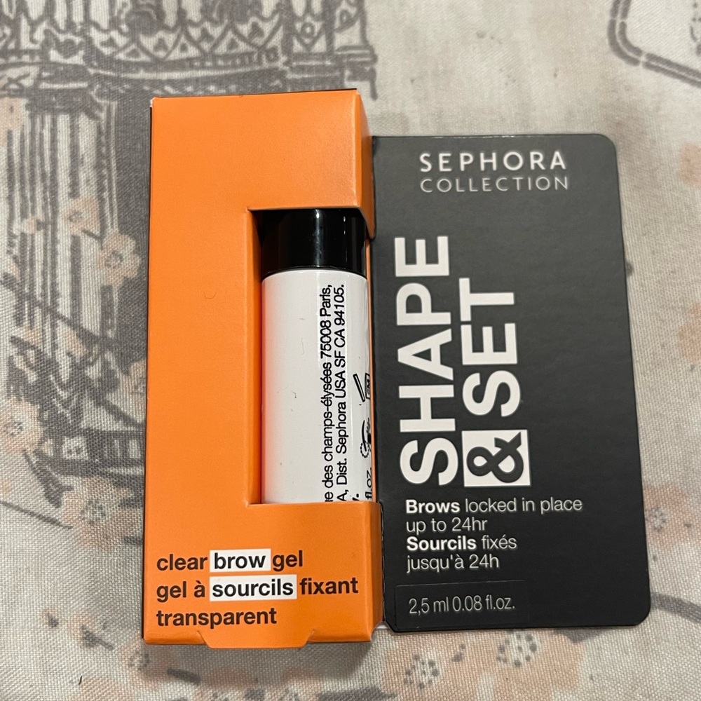 Sephora Collection clear brow sample